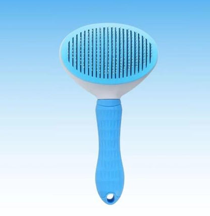 Dog and Cat Grooming Comb with Automatic Hair Brush