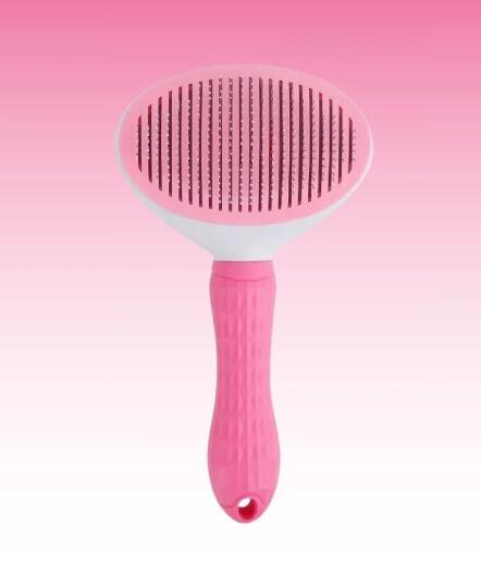 Dog and Cat Grooming Comb with Automatic Hair Brush